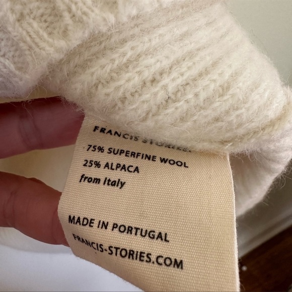 Francis Stories alpaca wool sweater - Picture 4 of 7